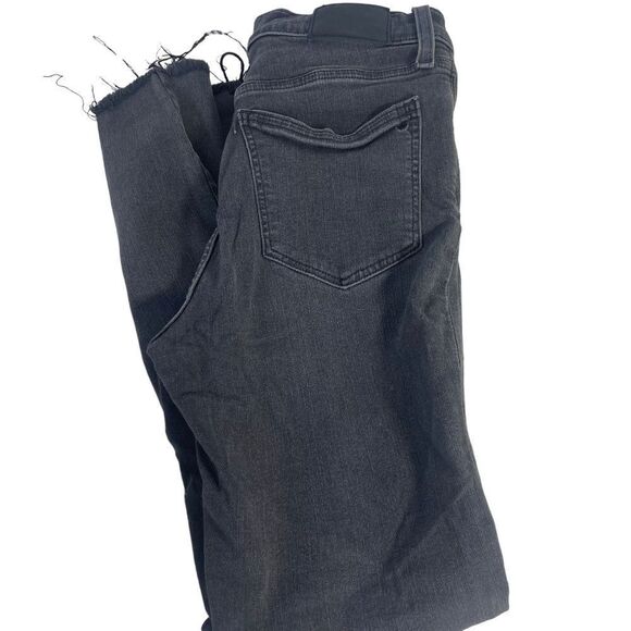 Madewell 9" Mid Rise Skinny Jeans Washed Black Sz 28 - Picture 3 of 11